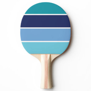 Blue Stripes Ping Pong Paddle