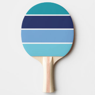 Blue Stripes Ping Pong Paddle