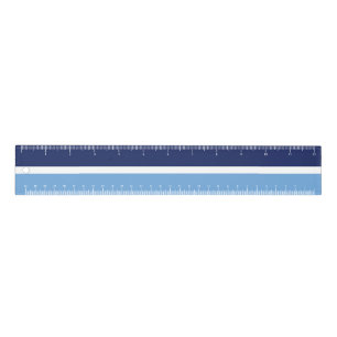 Blue Stripes Ruler