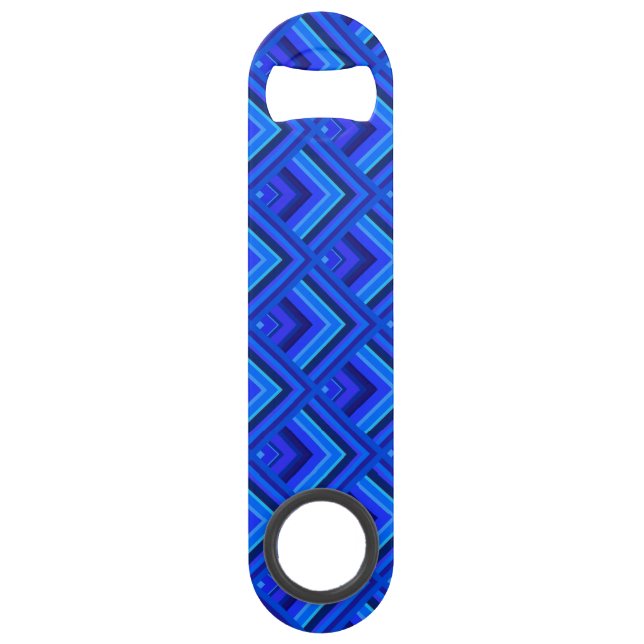 Blue stripes scale pattern bar key (Front)