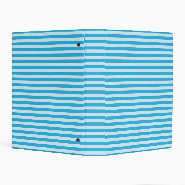 Blue Stripes Seamless Pattern Mini Binder (Background)