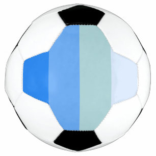 Blue Stripes Soccer Ball