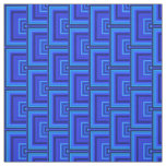 Blue stripes square scales pattern fabric