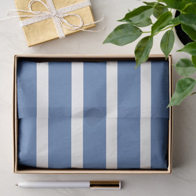 Blue Stripes  Tissue Paper (Gift)