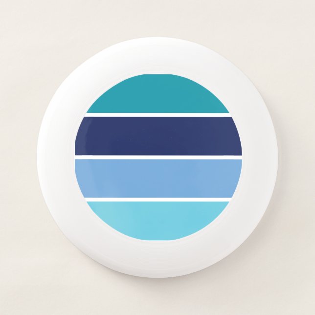 Blue Stripes Wham-O Frisbee (Front)
