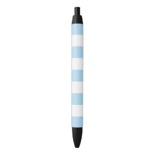Blue Stripes, White Stripes, Striped Pattern Pen