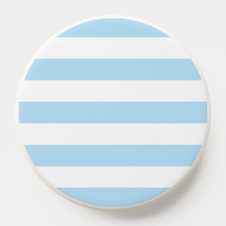 Blue Stripes, White Stripes, Striped Pattern PopSocket