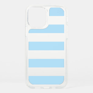 Blue Stripes, White Stripes, Striped Pattern Speck iPhone 12 Case