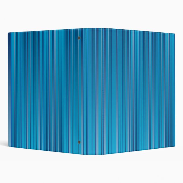 Blue Strips 3 Ring Binder (Background)