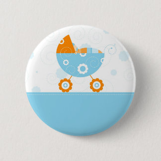 Blue Stroller Button