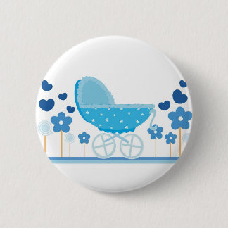 Blue Stroller Button