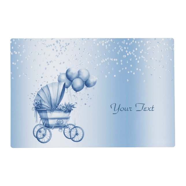 Blue Stroller Placemat (Front)