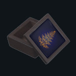 Blue Stylish Christmas Tree Keepsake Box<br><div class="desc">Keepsake memory boxes bring together those precious gifts, mementos & souvenirs as a memory of a particular person, place or time. Wooden keepsake boxes are a beautiful way to store those special medals, letters, dog tags, family heirloom, coins, loose change, awards, jewelry or baby teeth. Boxes are an attractive container...</div>