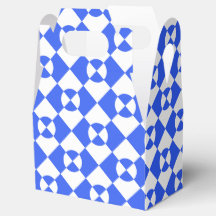 Blue stylized Checker Pattern