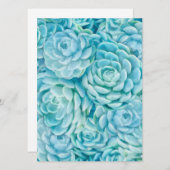 Blue succulents (Front/Back)