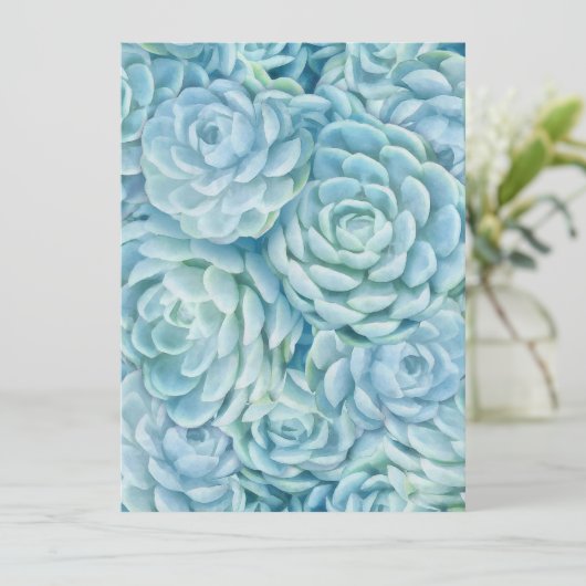 Blue succulents (Standing Front)