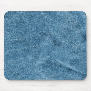 Blue suede texture mouse pad