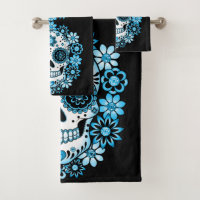 Blue Sugar Skull