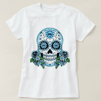 Blue Sugar Skull T-Shirt