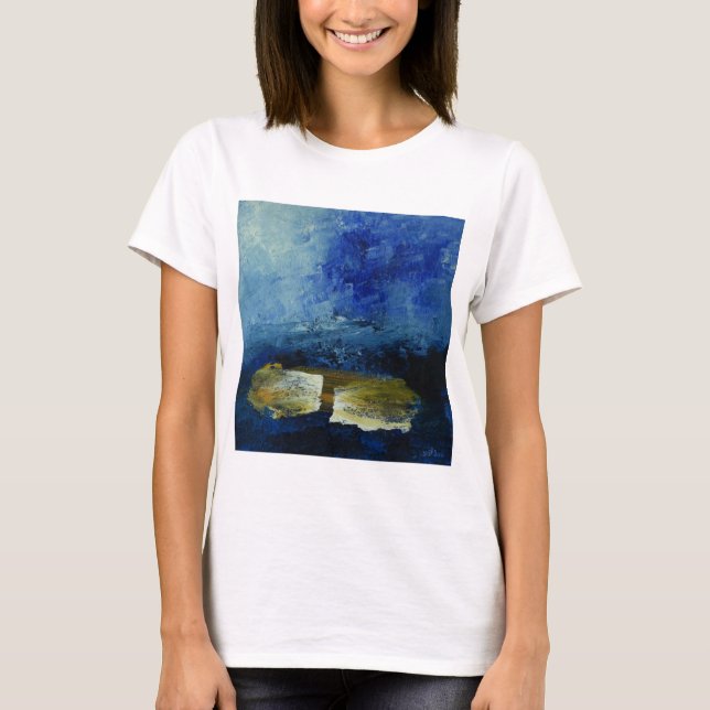 Blue Summer Breeze Women's Bella Simple T-Shirt (Front)