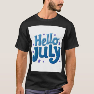 Blue Summer Lettering Graphic for T-Shirts, T-Shirt