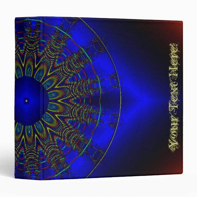 Blue Sun 3 Ring Binder (Front/Spine)