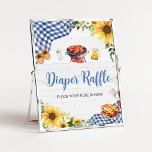Blue Sunflower BBQ Baby Shower Diaper Raffle Poster<br><div class="desc">Make your event special with this Baby-Q Baby Shower with our cute and lovely printable Diaper Raffle Sign featuring adorable Sunflower Baby Shower theme. Download,  personalize,  and create lasting memories with this perfect touch for your joyous celebration!

BS817</div>