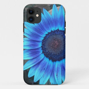 Blue Sunflower iPhone 5 case