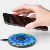 Blue Sunflower Wireless Charger (Hand)