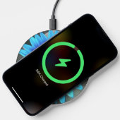 Blue Sunflower Wireless Charger (Phone)