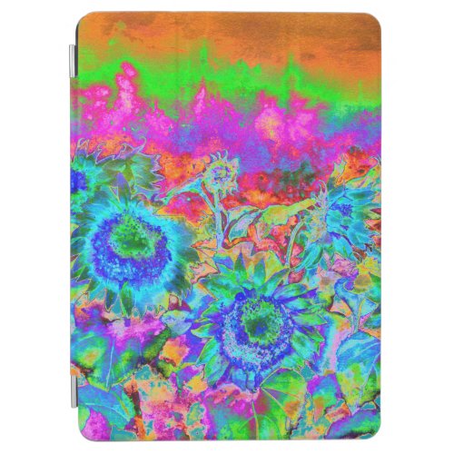 Blue Sunflowers iPad Air Cover