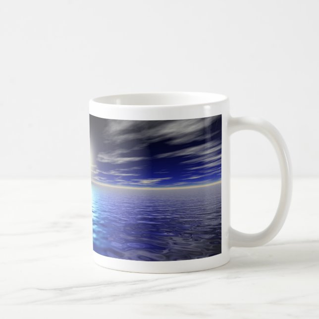 Blue Sunrise Coffee Mug (Right)