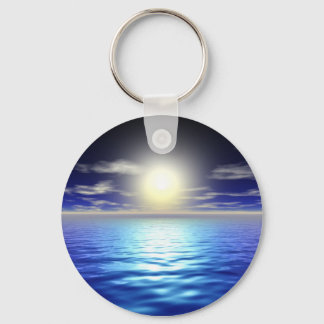 Blue Sunrise Keychain