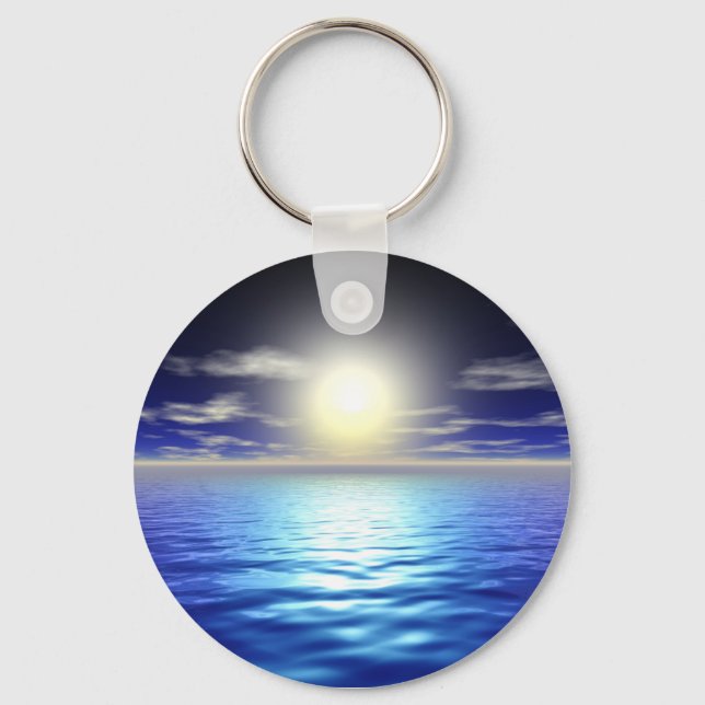 Blue Sunrise Keychain (Front)