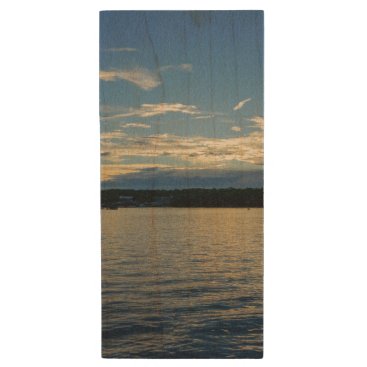 Blue Sunset Lake Of Ozarks Wood Flash Drive Blue Sunset Lake Of Ozarks Wood Flash Drive