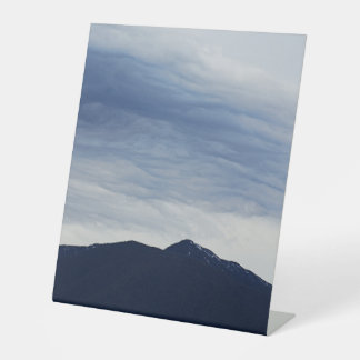 Blue Sunset Pedestal Sign
