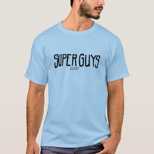 Blue Super Guys T-Shirt (Front)