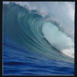 Blue surfing wave napkin<br><div class="desc">Blue ocean surfing wave</div>