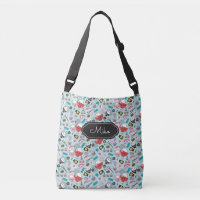 Blue Sushi Kawaii Crossbody Bag
