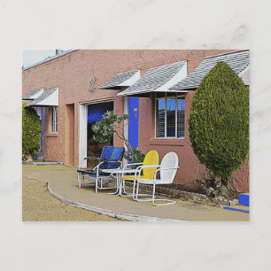 Blue Swallow Motel, Room 14, Tucumcari, N.M. Postcard