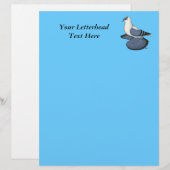 Blue Swallow Pigeon (Front/Back)