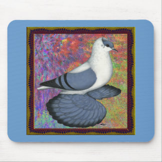 Blue Swallow Pigeon Framed Mouse Pad