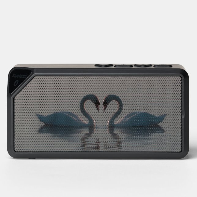 Blue Swans  Bluetooth Speaker (Front)
