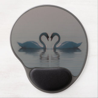 Blue Swans Gel Mouse Pad