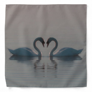 Blue Swans Must Be Love Bandana