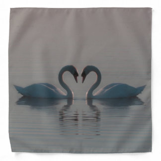 Blue Swans Must Be Love Bandana