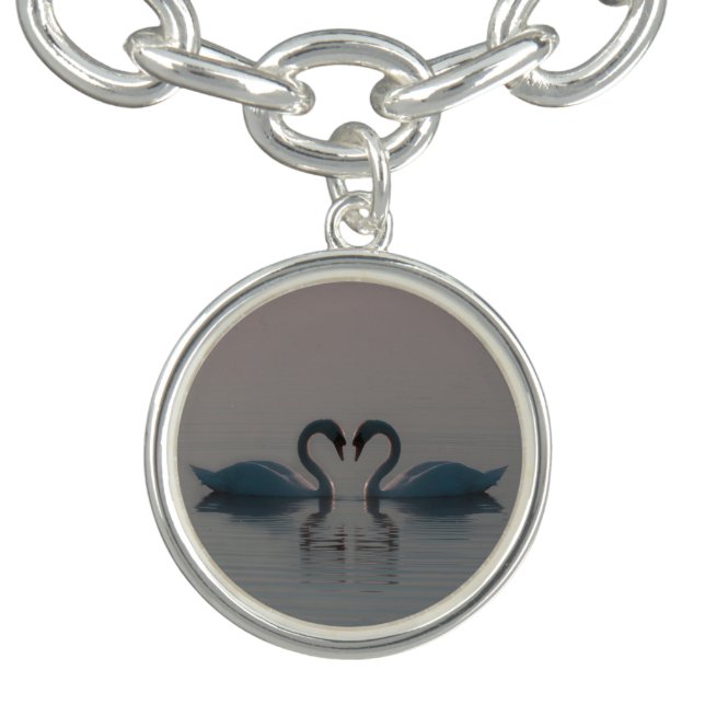 Blue Swans Must Be Love Bracelet (Design)
