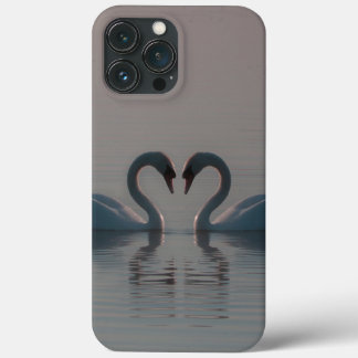 Blue Swans Must Be Love iPhone 13 Pro Max Case