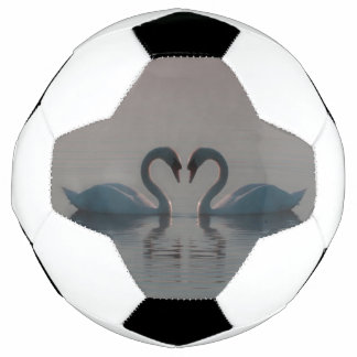 Blue Swans Must Be Love Soccer Ball