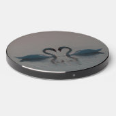 Blue Swans  Wireless Charger (Front 2)